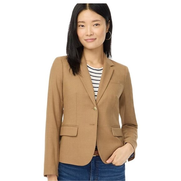 J. Crew Jackets & Blazers - J. Crew NWOT Tan Wool Blend Original Schoolboy Blazer